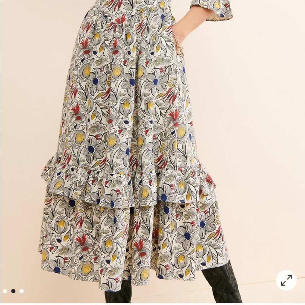 Meadows Dress Sycamore Maxi Ruffle in Floral Sketch - Picture 7 of 12